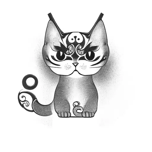 Torii Gate Lucky Cat Japan