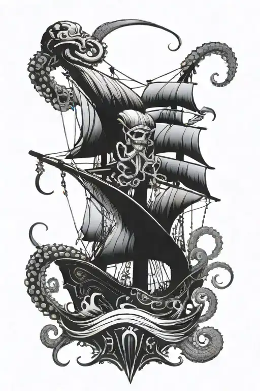 Ship Ocean Octopus Trident Incorporated