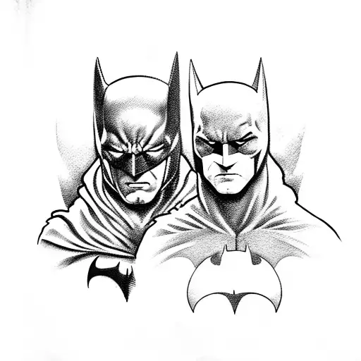 Batman Y Robin En El Brazo