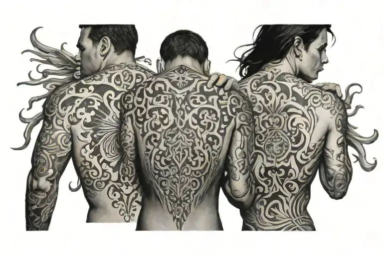 Blacked Out Upper Back Cover