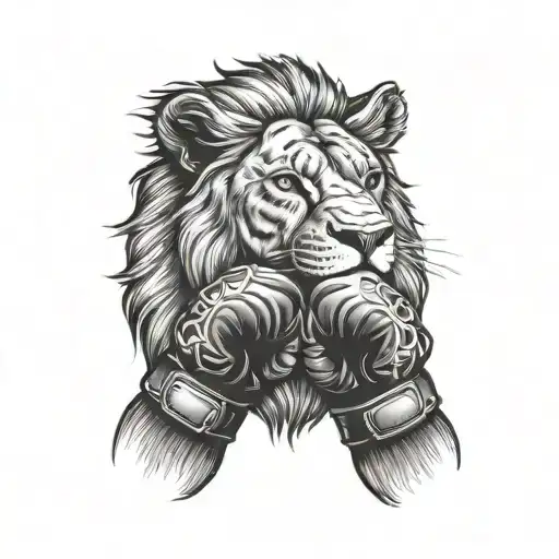 Lion Boxer Gloves