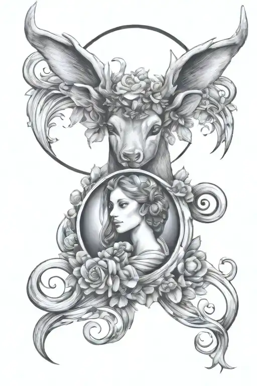 Virgo Sign Deer