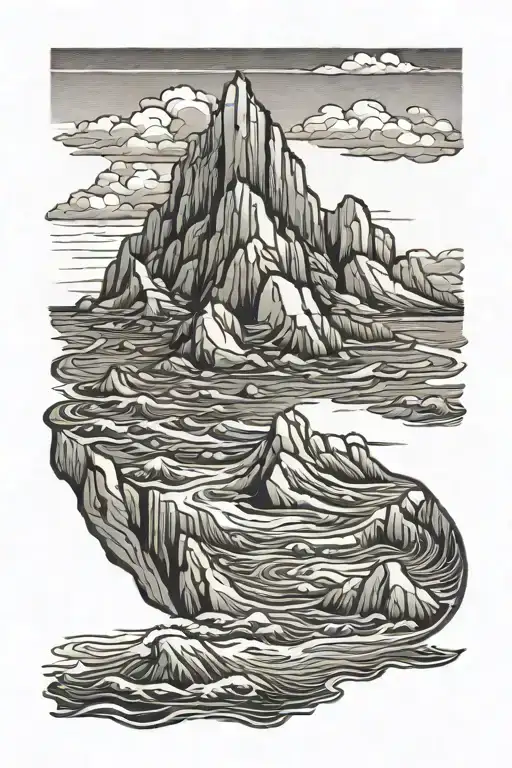 Maine Katahdin Ocean