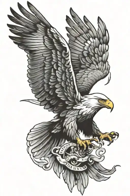 Eagle With American Revolution