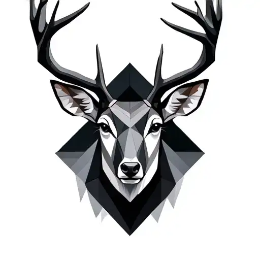 Deer Head Geometric