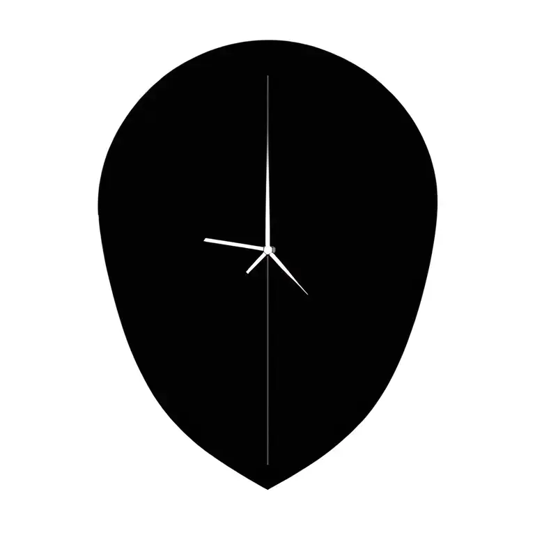 Traditional Watch With Geometric Shapes And Lines