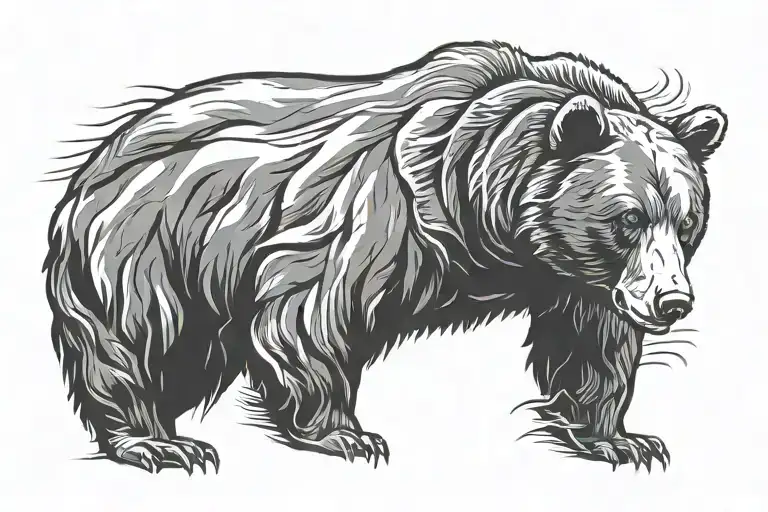 All Black Black Bear