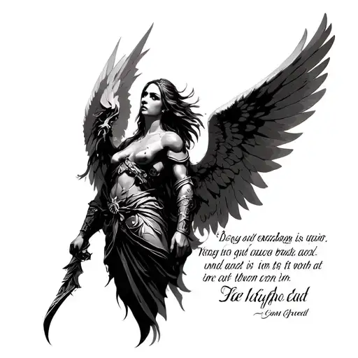 Warrior Angel And Quote