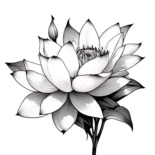 Lotus And Daffodil Flowers