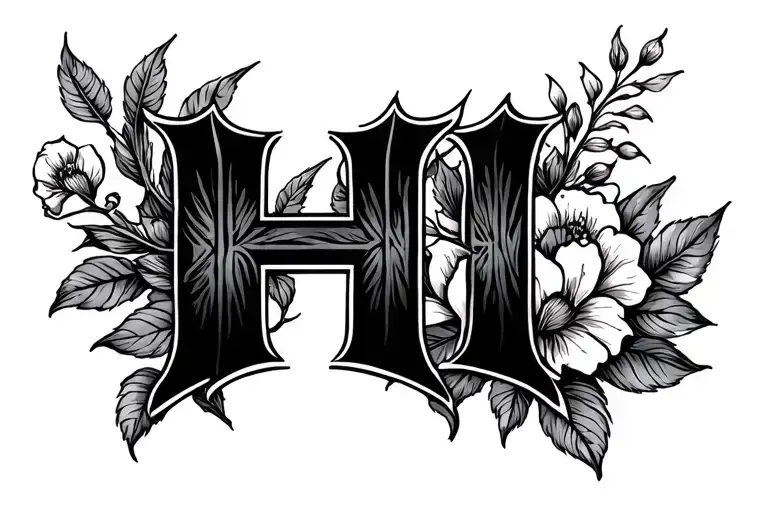 Letter H Commemorative Dad