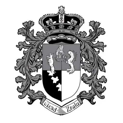 New Zealand And Australian Coat Of Arms Royalty Heraldry