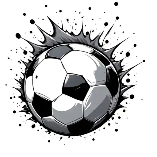Soccer Ball Exploding