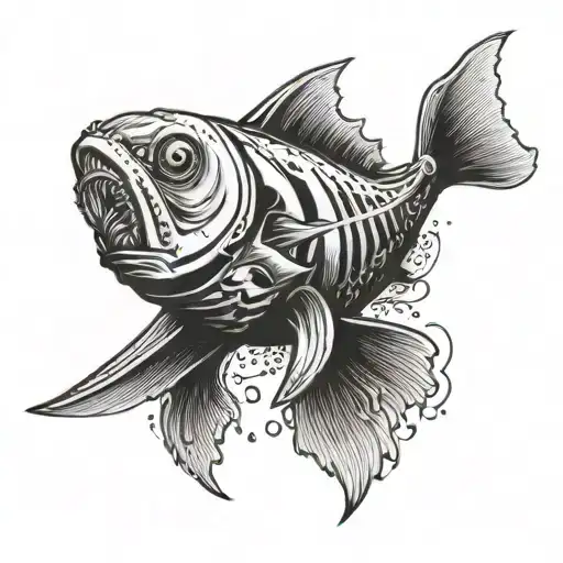 Rocket Ship In The General Shape Of A Fish