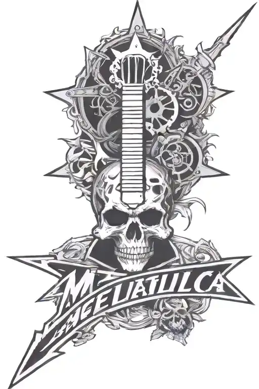 Metallica Skull Logo Incorporated