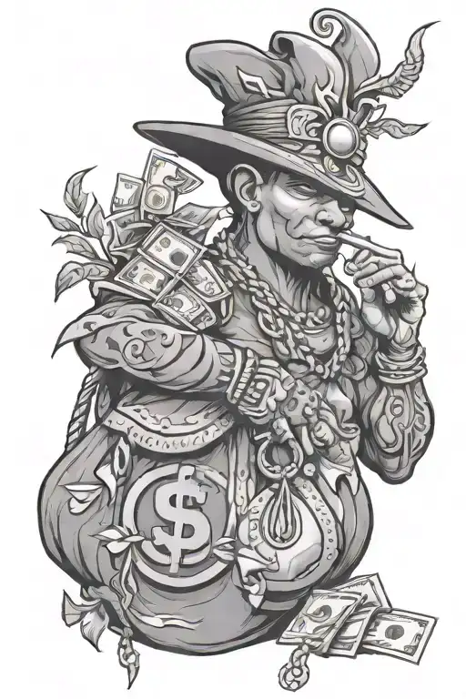 Jamareal With Money Bag