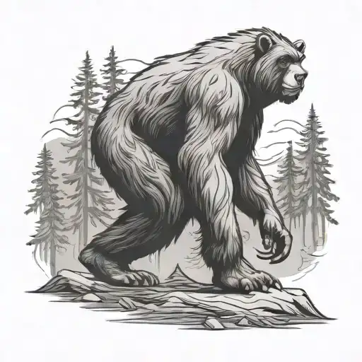 Bigfoot Bear Standing