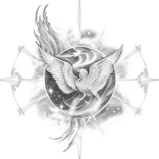 Phoenix Piscis Constellation Moon Love