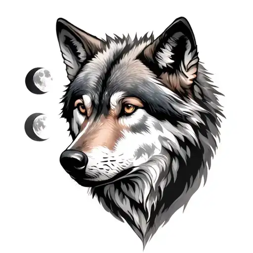 Wolf And Moon Espititu
