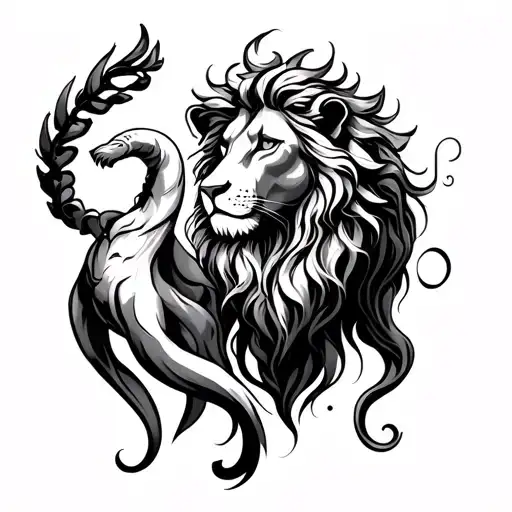 Cancer Zodiac Sign With Leo Zodiac Sign And Aquarius Zodiac Sign Together