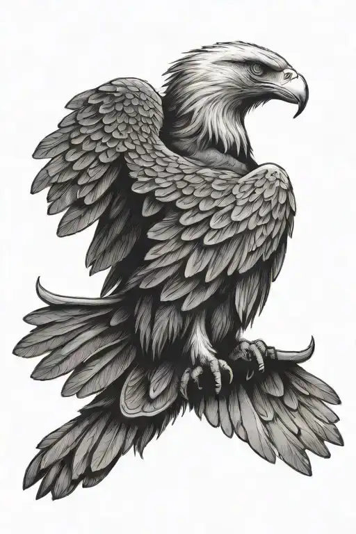 Eagle With American Revolution
