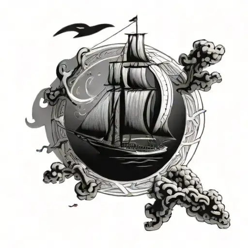 World Sailing Half Moon Surrounded