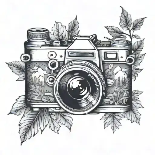 Camera And Nature Scene Outdoor