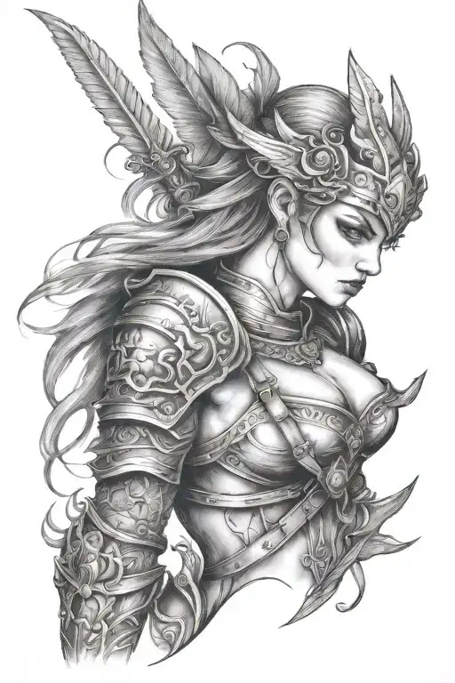 Feminine Warrior Woman