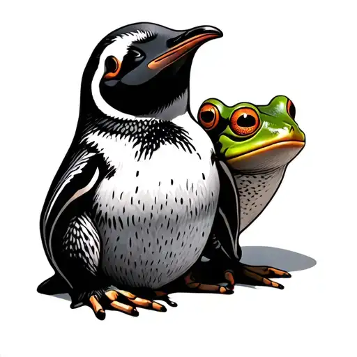Penguin And Frog