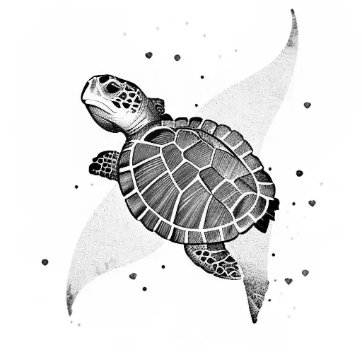 Chamorro Sea Turtle With Heart