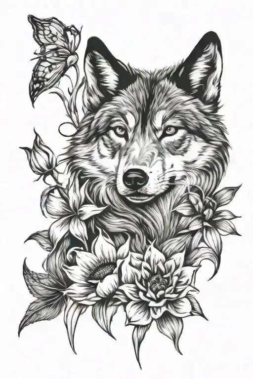 Wolf Sunflower Orchid Tulip