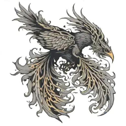 Kintsugi Phoenix Rising