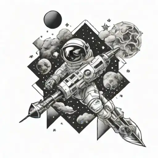 Space Themed Patchwork Sleeve