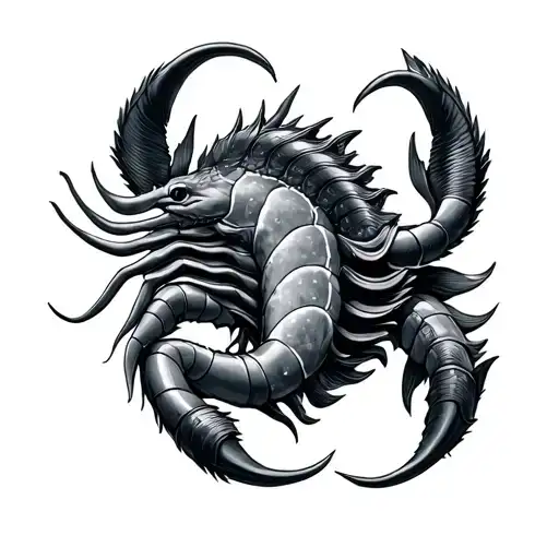 Gemini Pisces Scorpio Zodiac Symbol