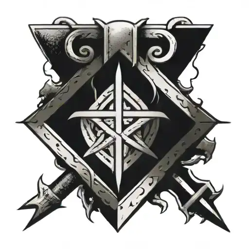 Traingle Viking Symbol