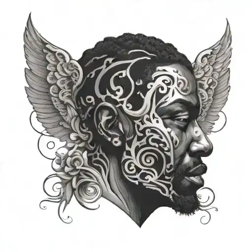 A Black Figure Portraying Borderline Personality Disorder