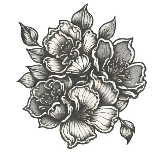 Dog Paws With Flower Blooming