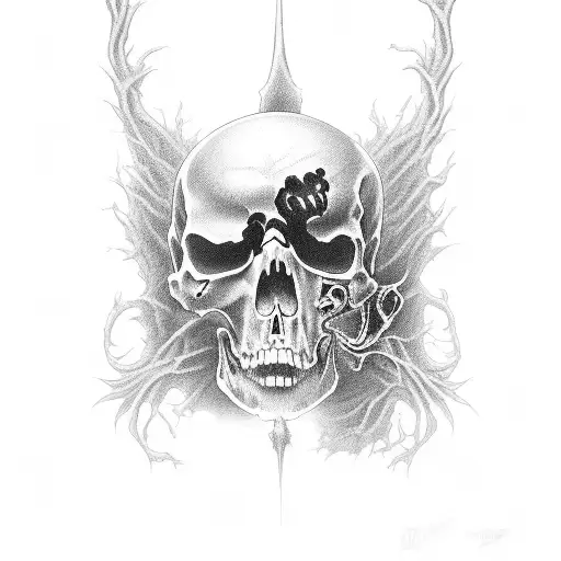 Death Appears From Dark