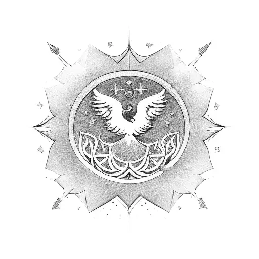 Phoenix Piscis Constallation