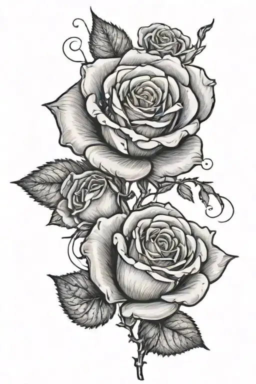 Rose With Memories Written On It