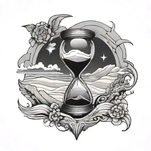 Dune Hourglass Filled