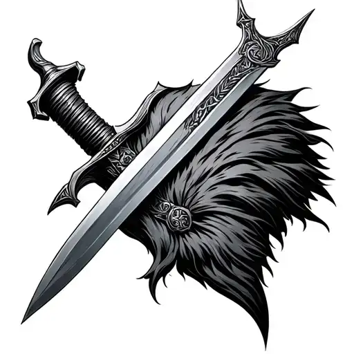 Zulfiqar Two Prong Sword