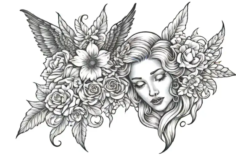 A Tattoo That Showcases My Mother's Blessings On Me From Heaven