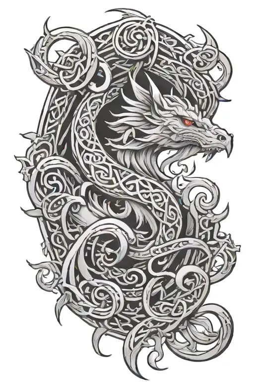 Celtic Irish Mythical Creature Inspired