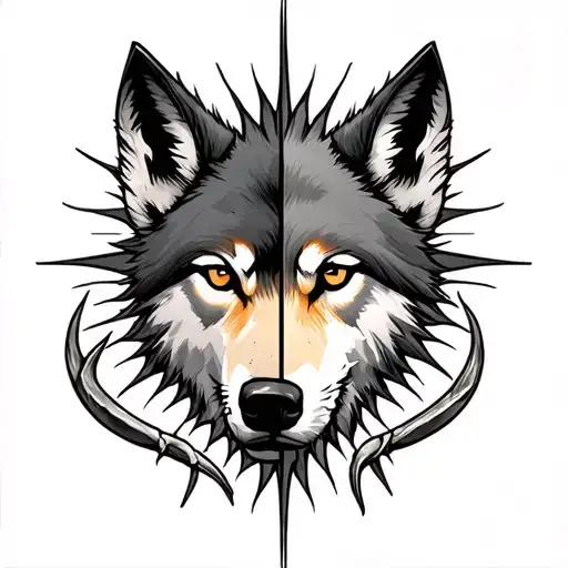 Musiac Notes On Sun And Wolf Claws In Half