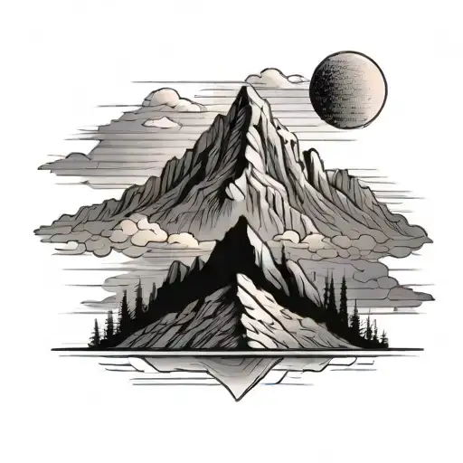 Mountain And A Twilight