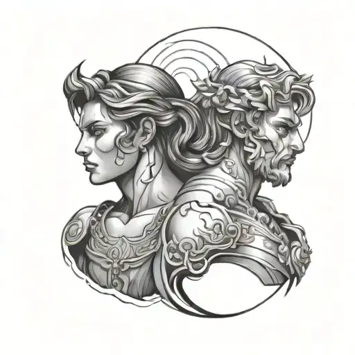 Gemini Woman Leo Man Standing