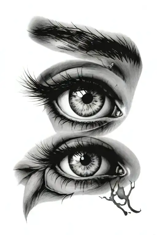 Eyes And The Background