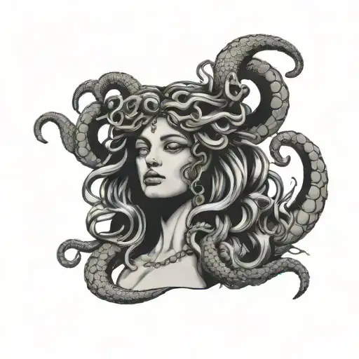 Sexy Medusa Holding The Head