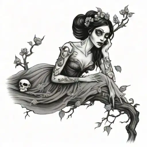 Emily Corpse Bride Poison Tree Branch Caroline