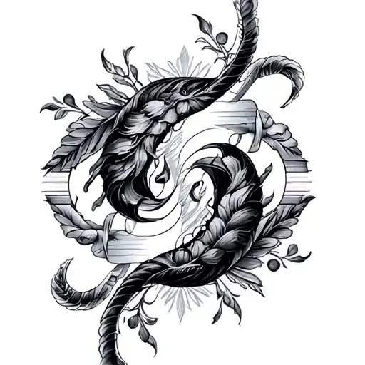 Design A Tattoo That Combines A Symbol Of Gemini And Aquarius Code